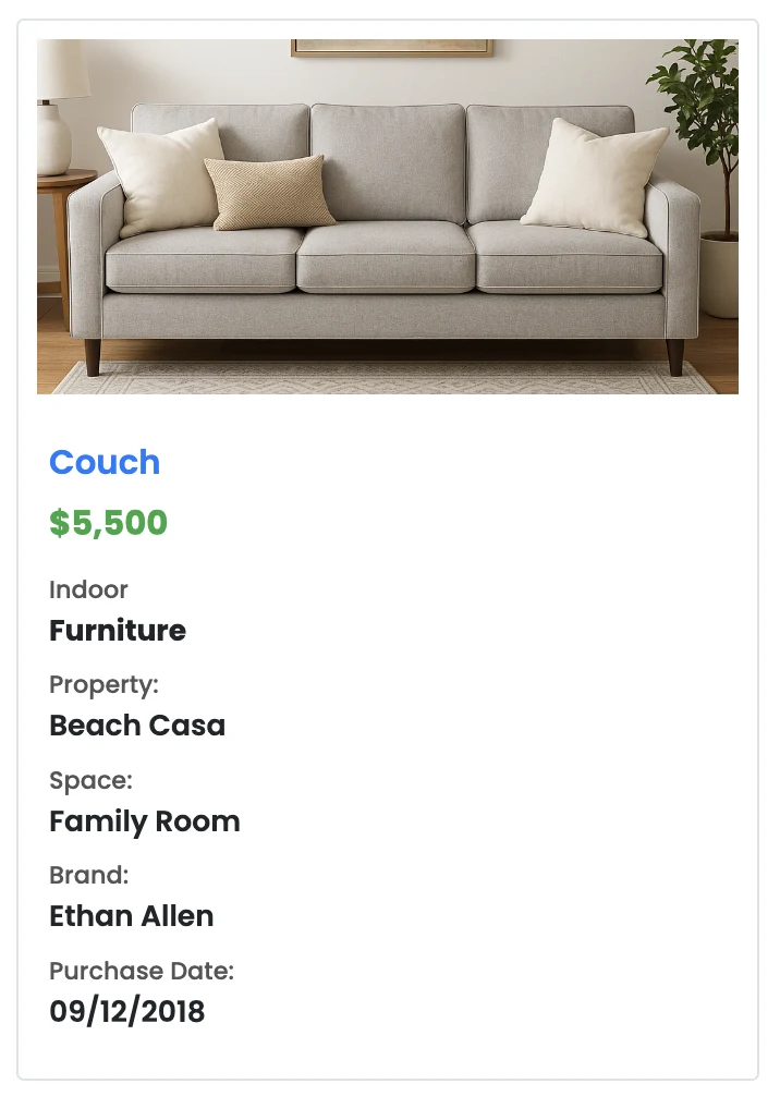 Property Hero best home inventory app for estate planning