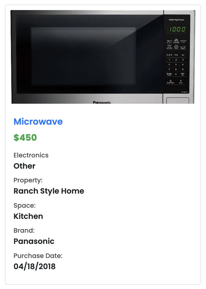 Property Hero best home inventory app for estate planning
