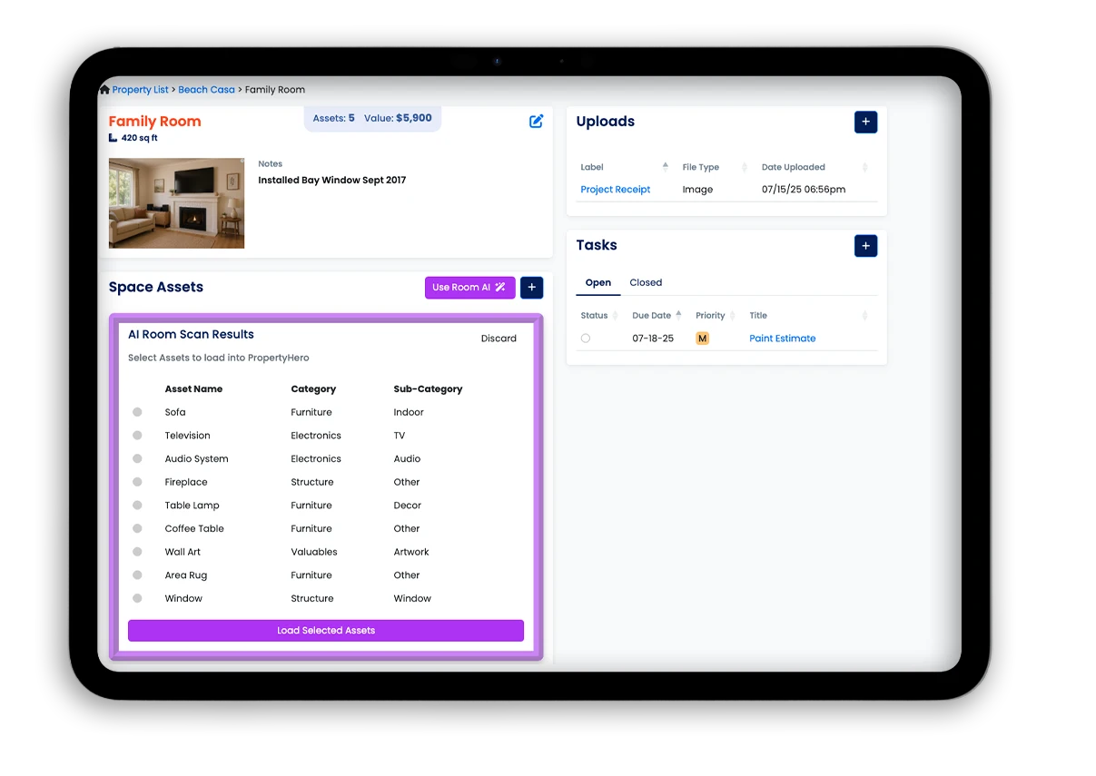 Property Hero Asset Management Disaster Recovery Software Screenshot 03